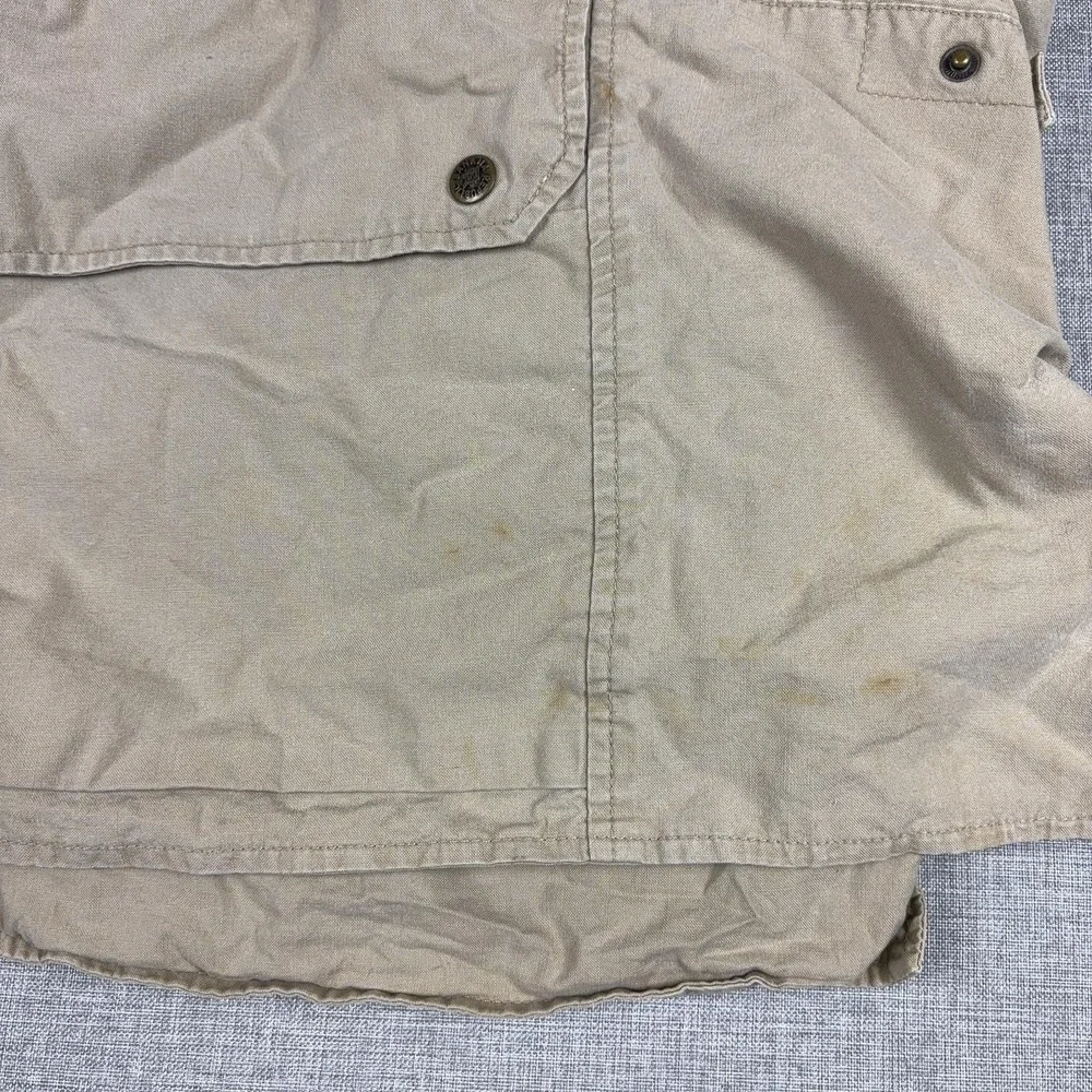 Vintage Banana Republic Vest Mens XL Beige Cotton Safari Fishing Outdoor 80s